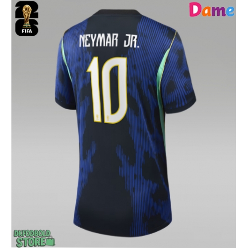 Brasilien Neymar Jr #10 Replika Udebanetrøje Dame VM 2026 Kortærmet